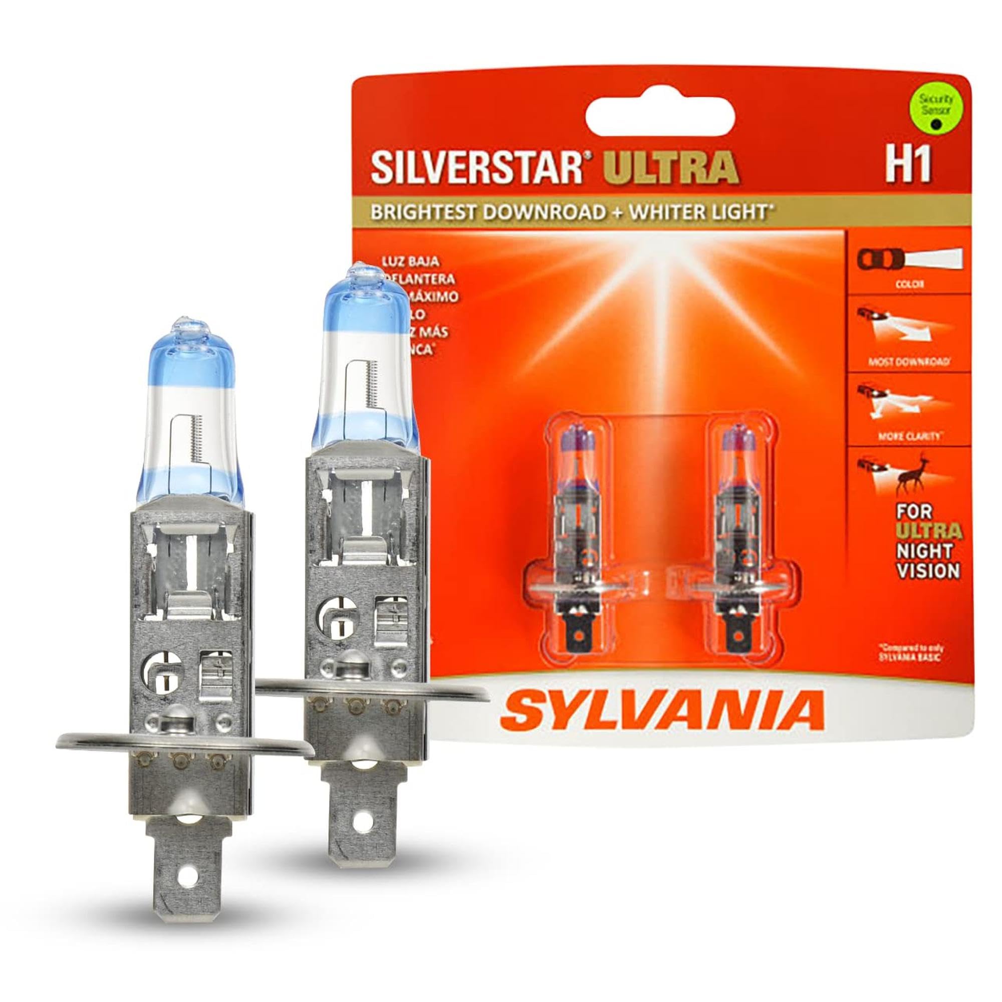 Sylvania 1000wハロゲンランプ SYLVANIA H13 SilverStar zXe Gold Halogen Headlight Bulb, 2 Pack